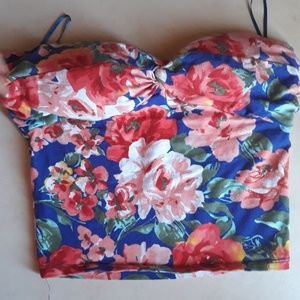 Floral crop top